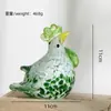 Adorno de Caballo Giratorio de Vidrio Cultural y Creativo de Zibo Mascota del Año del Caballo de Escritorio Figura Souvenir Decoración Regalo Pequeño Creativo