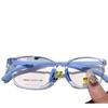 Gafas deportivas antideslizantes de silicona TR para jóvenes estudiantes, con montura de gancho ajustable en la pierna, se pueden equipar con lentes 8002, gafas al por mayor