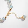 Pulseira de Pedra da Lua Cristal de Morango 6mm DIY joias de cristal femininas presente de aniversário para namoradas joias simples