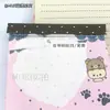 Nuevo Portapapeles Cuaderno Rilakkuma, Bloc de Notas Portátil Desprendible, Portapapeles Cuaderno de Dibujos Animados, Cuaderno de Mensajes