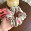 Accesorios de Brocado Tradicional de la Dinastía Song China, Nuevas Gomas para el Cabello Estilo Chino Nuevo, Scrunchies Grandes, Gomas para Moños, Accesorios para el Cabello de Cola de Caballo, Bandas Elásticas, Cuerdas para el Cabello Estilo Chino Tradicional, Adornos para el Cabello