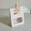 Bolsas para Empaque de Galletas, Bolsas para Dulces Toffee Horneados, Empaque en Caja, Bolsas de Papel Kraft Auto-Soportables, Bolsas para Empaque de Repostería con Copos de Nieve