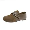 Zapatos casuales tipo mocasín para mujer, de cuero genuino, con separación de dedos estilo Birkenstock, colección otoño 2026, modernos, versátiles, ligeros, con suela suave