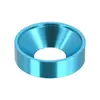 Arandela de tornillo avellanada cóncava de aleación de aluminio de colores, anillo de junta anodizado azul cielo m2m2.5m3m4m5m6
