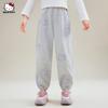 Calça de Moletom Infantil Feminina Estampa Cartoon Hello Kitty Primavera e Outono Modelo 2026 Esportiva Casual Roupas Infantis Atacado