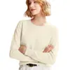 Nuevo Suéter de Punto de Cuello Redondo Otoño e Invierno para Mujer, Suéter Versátil y de Moda para Usar como Capa Base, Suéter Transfronterizo, Venta al por Mayor de una Pieza