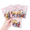 Elásticos de Cabelo Infantis Estilo Coreano Cordões de Cabelo com Laço para Bebê Cordões de Cabelo de Princesa para Menina Prender o Cabelo Sem Danificar o Cabelo Elásticos Pequenos de Cereja