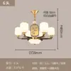 Novo Lustre Completo de Cobre Chinês para Sala de Estar Estética da Dinastia Song Madeira Maciça Retrô Grande Salão de Jantar Lâmpada Nova de Alta Qualidade 97H
