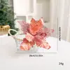 Flor de lentejuelas flor de imitación flor de Navidad flor de tela de malla arreglo floral adornos decorativos franela decoraciones de Navidad al por mayor