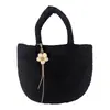 Bolsa de nailon acolchada de algodón para mujer, nuevo modelo 2026, bolso de mano grande para ir al trabajo, bolsa tote versátil para mamás