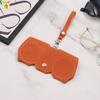 Bolsa creativa de PU para gafas de sol Estilo igual de TikTok Bolsa colgante para gafas Almacenamiento de viaje para gafas de sol Estuche de cuero Estuche de cuero para gafas resistente a caídas