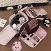 Bolsa de Almacenamiento Esencial para Viajes, Bolsa de Aseo Simple Multifuncional de Gran Capacidad, Bolsa de Almacenamiento para Viajes, Bolsa de Cosméticos para Mujeres