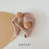 Touca de Bebê Outono Inverno Meninos Meninas Proteção para Orelhas Estilo Inverno Pom-Pom Pequeno Fofo Proteção contra Vento Quente Tricô Touca de Cabeça