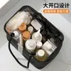 Cesta de Almacenamiento Plegable de Malla con Drenaje para Viaje, Cesta Multiusos para Artículos de Tocador, Cesta Portátil de Gran Capacidad para Natación