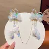 Cadena para la Frente Estilo Chino Accesorio para el Cabello para Fotografía de Vestuario Tradicional, Cadena para la Ceja para Niñas, Pasador con Borla, Adorno Tradicional para el Cabello Estilo Chino