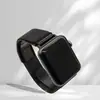 Adecuado para Correa de Reloj Apple Milan Incrustada de Diamantes, Compatible con Correa de Reloj Applewatch iWatch, Cierre Magnético de Acero Inoxidable