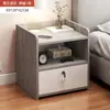 Mesita de noche moderna y sencilla para dormitorio, mueble de almacenamiento para vivienda de alquiler, nuevo estante de almacenamiento