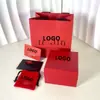 Colar com Pingente de Leão Estilo Chinês Vermelho de Ano Novo Moda de Alto Padrão Corrente para Clavícula Banhada a Ouro V Ouro 18K