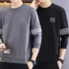 Moletom Sorona Popular Novo Primavera e Outono 2025 para Homens, Engrossado, Sem Capuz, Inverno, Manga Longa, Gola Redonda, Tamanho Grande, Leve, para Uso ao Ar Livre