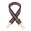 Acessório de Bolsa Jacquard Colorido de Novo Estilo Transfronteiriço Dupla Face Alça Larga para Ombro Alça para Pendurar Bolsa de Ombro Única Transversal Alça Lanyard para Garrafa de Água