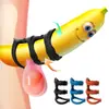 Ha-860 Anillo de Castidad Masculino de Tres Anillos para Bondage, Candado Divertido para Usar al Aire Libre, Anillo de Castidad Masculino para Adultos