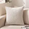 Funda de almohada de pana sin relleno, funda de cojín de burbujas 3D para cojín de respaldo de sofá de sala de estar en casa