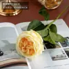 Flor de rosa hidratante de alta calidad al tacto, rosa de San Valentín, flor artificial, flor falsa, decoración, decoración, sala de estar, ramo seco Austin