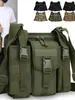 Bolso Cruzado Táctico para Hombre, Bolso de Hombro Grande de Múltiples Bolsillos para Exteriores, Mochila Multifuncional para Hombre de Trabajo y Deportes