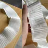 Falda de encaje con pliegues de acordeón, decoración de dobladillo, puños de cortina, tela creativa para diseño de ropa DIY, modificación de tela, verano
