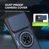 Capa para Celular Masculino Personalizada VIVO V60 lite V70 FE com Lente Deslizante Mecânica, Função Carro, Suporte Portátil