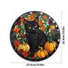 SMJD049 -590000 Halloween Vampiro Gato Cráneo Cuervo Colorido Electrostático Vidrio Decorativo Película para Ventana