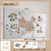 Tablero de Fieltro Mapa Pared de Fotos Popular Viaje Huella de Pie Check-In Pegatina de Pared Marco de Fotos Creativo Sin Taladro Decoración de Sala de Estar