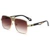 2212 haz ancho pie hueco metal montura generosa gafas de sol gafas de sol para hombre y mujer gafas Amazon al por mayor protección UV