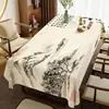 Manteles Estilo Chino al por Mayor, Sin Lavado, Impermeables, a Prueba de Aceite, Lujo Ligero, Tacto de Alta Gama, Tela Cubierta para Caligrafía, Pintura a Tinta, Mantel Zen