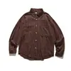 Camisa retro de cuadros finos estilo japonés para hombres y mujeres, unisex, corte holgado, casual, adecuada para primavera y otoño, chaqueta camisa de manga larga