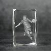 Estrella de Fútbol Messi Mercancía Messi Modelo de Talla Interior de Cristal Figura Muñeco Regalo para Niños Cristal Blanco