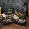 Bolsa para Teléfono Móvil Camuflada con Tres Cremalleras 600D Oxford Billetera para Monedas Bolsillo con Correa de Cinturón Bolsillo Casual para Teléfono Móvil de Hombre