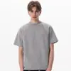 Camisetas de Manga Corta Pesadas de Patchwork Desconstruido Estilo Americano para Verano, al por Mayor Transfronterizo para Hombres y Mujeres, Camisetas Versátiles Holgadas de Verano para Parejas
