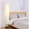 Lámpara de Mesa Japonesa Hermo, Pantalla de Papel para Iluminación Ambiental, Lámpara de Mesita de Noche para Habitación, Sala de Estar, Dormitorio, Lámpara de Pie, Súper Brillante, Amplio Rango