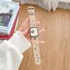 Para iwatchs9 Correa Cadena Metal Ise2 Verano Apple S8S7 Correa de Reloj Chicas S6S5 Cadena de Reloj Verano
