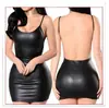 Exportação de Lingerie Sexy Aumentou Fabricantes de Tamanho Europeu Estoque Roupas de Couro Preto Couro Envernizado Europeu e Americano Dropshipping