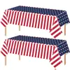 Amazon Mantel de Mesa Temático del Día de la Independencia Americana Azul Decoración Desechable Pe Fiesta Mantel de Plástico para Mesa