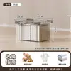 Nova Caixa de Armazenamento de Grande Capacidade com Rodas e Tampa Articulada para Guardar Roupas Sazonais e Colchas, Caixa Organizadora para Brinquedos e Diversos da Sala