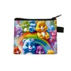 Oso Arcoíris Bolsa Pequeña para Niños Billetera Grande para Monedas Estudiante Bolsa de Almacenamiento Portatarjetas Bolsa Colgante Bolsa de Poliéster al por Mayor Venta Caliente