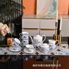 Venta al por mayor transfronteriza Vajilla de Porcelana Ósea Dijia Plato de Cena Occidental Serie Tigre Rui Plato para Bistec Occidental de Hotel Taza, Platillo, Bol y Cuchara
