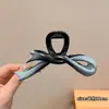 Presilha Gradiente Garra Guofeng Chinês 2024 Novo Clipe Tubarão High-end Grampo de Cabelo High-end Acessório de Cabelo Presilha Lateral