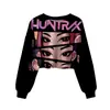 Grupo Cazador de Brujas K-Pop Patrón Impresión 3D Transfronterizo Nuevo Sudadera Corta Casual para Chicas Venta Directa de Fábrica