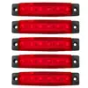 Luces laterales LED para coche de pasajeros y carga multicolor 12V-24v Rojo Amarillo Azul Verde Blanco multicolor Cuadrado