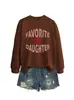 Sua Filha Favorita Amazon Ebay Estação Independente Casual e Confortável Nova Blusa de Moletom Feminina Outono e Inverno
