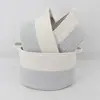 Cesta de Almacenamiento de Cuerda de Algodón Transfronteriza en Stock, Cesta de Almacenamiento de Cuerda de Algodón para Accesorios Pequeños, Cesta de Almacenamiento para Control Remoto y Llaves de Sala de Estar